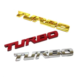لوگوی فلزی TURBO