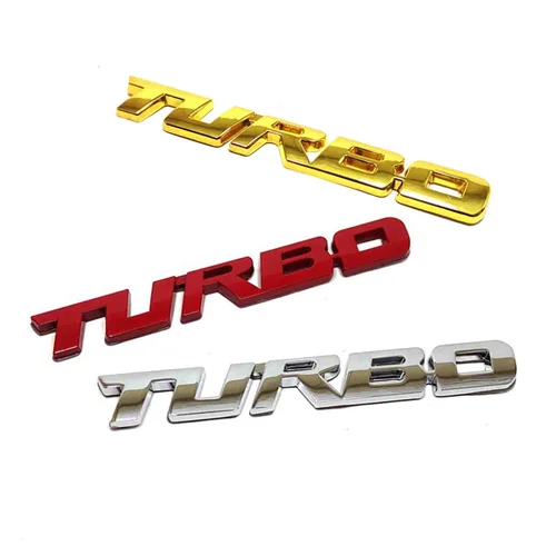 لوگوی فلزی TURBO